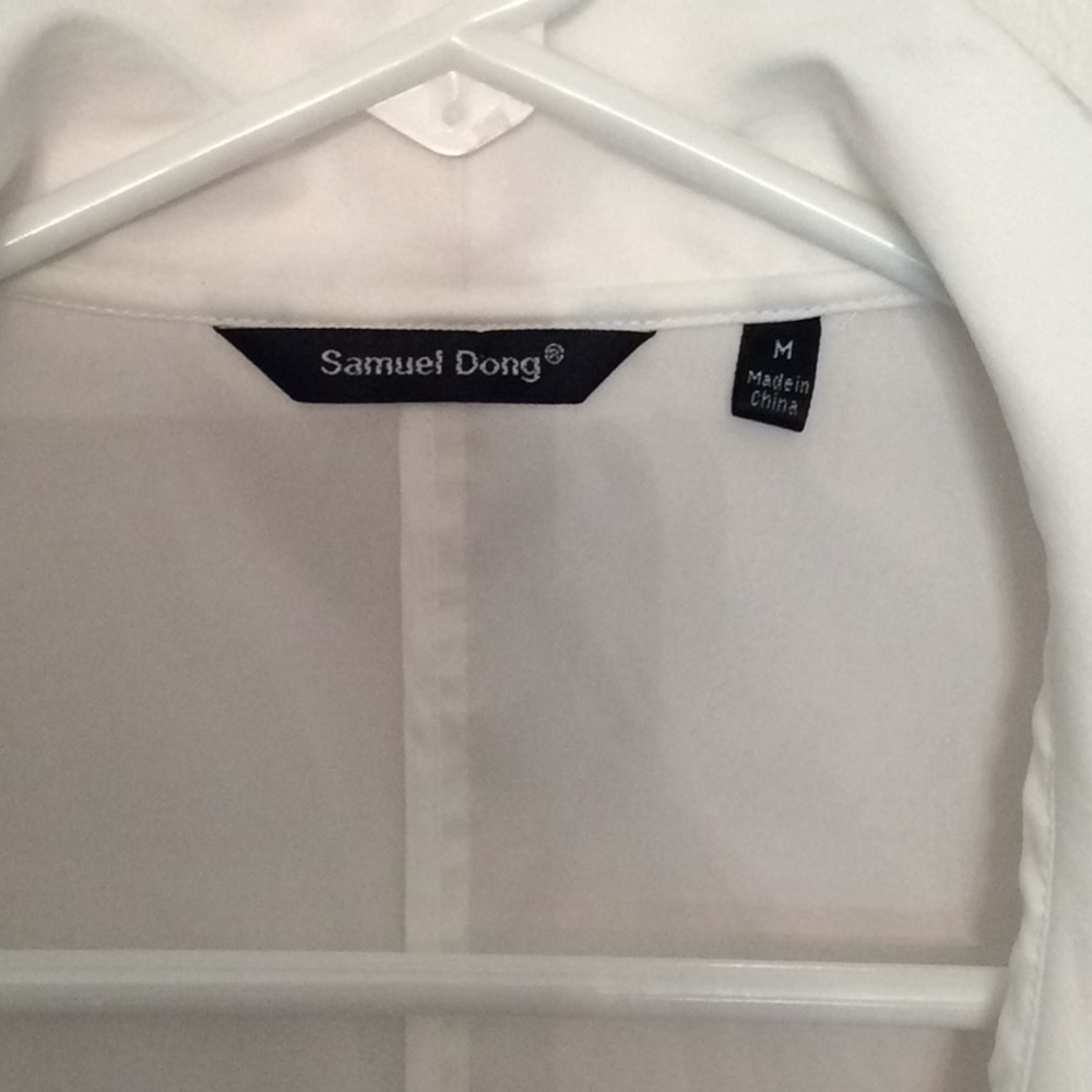 Samuel Dong white ruffle collared blouse - Picture 6 of 7
